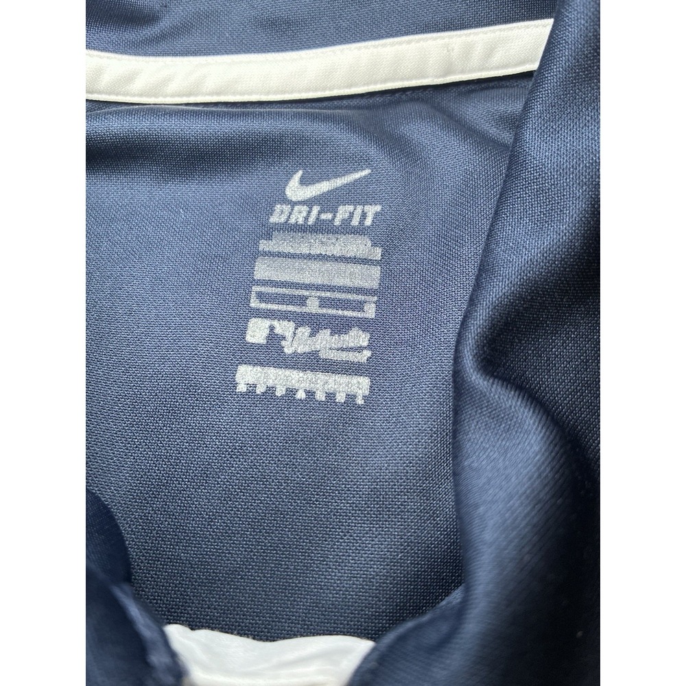 Detroit Tigers Nike Dri-FIT Polo Shirt Mens Large Navy Blue MLB Baseball - Picture 5 of 11